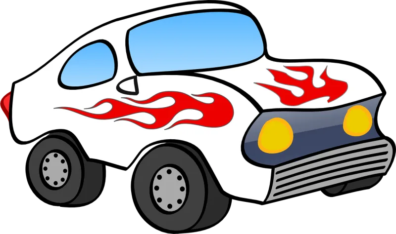 Car Funny Vehicle Stickdatei – Fahrzeuge