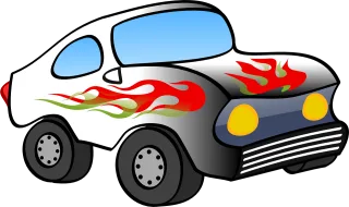 Car Funny Vehicle Stickdatei