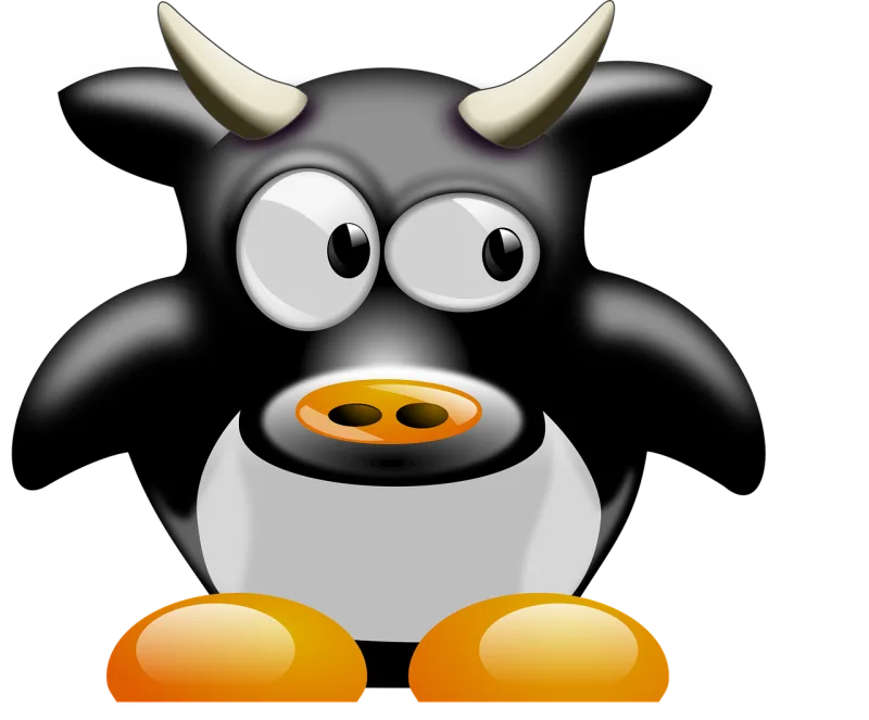 Cow Animal Mammal Stickdatei – Tiere