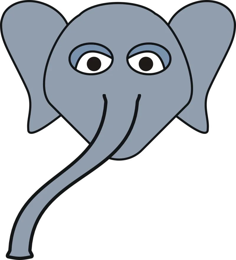 Animal Elephant Jungle Stickdatei – Tiere