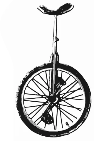 Unicycle Balance Wheel Stickdatei