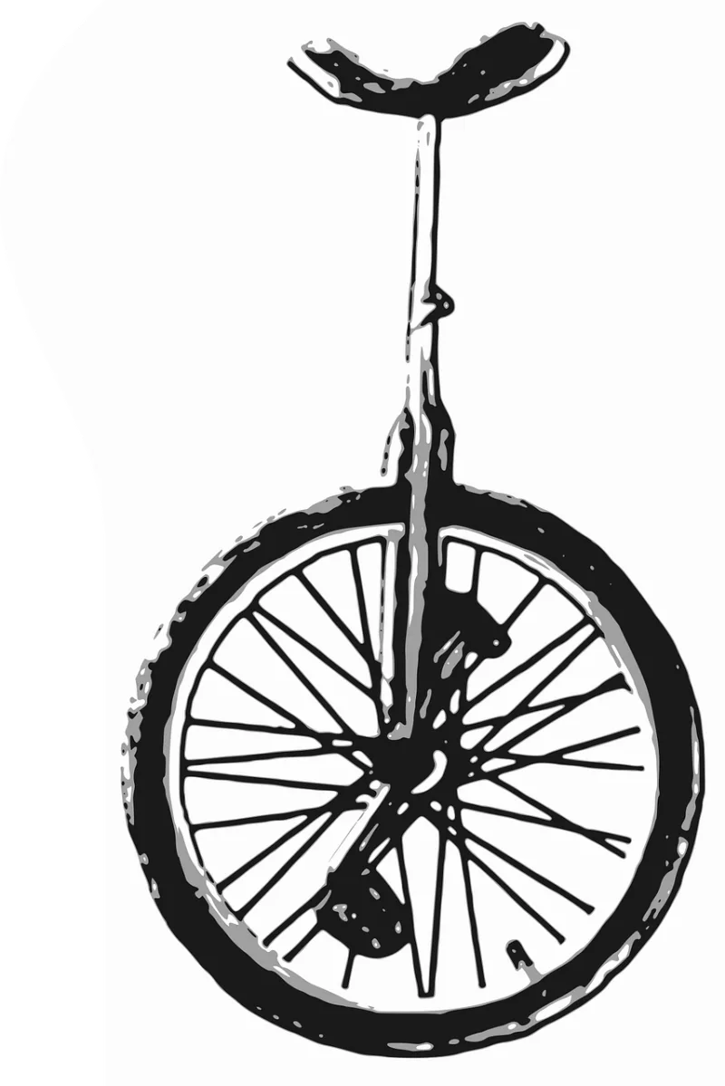 Unicycle Balance Wheel Stickdatei – Fahrzeuge