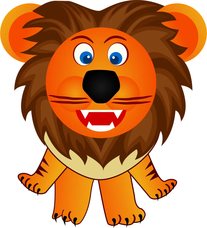 Lion Animal Nature Stickdatei – Tiere