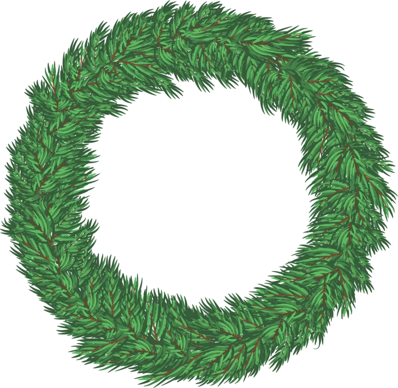Wreath Christmas Holiday Stickdatei – Weihnachten