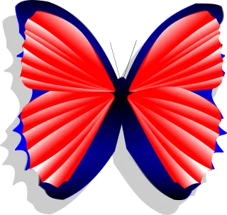 Butterfly Insects Animal Stickdatei