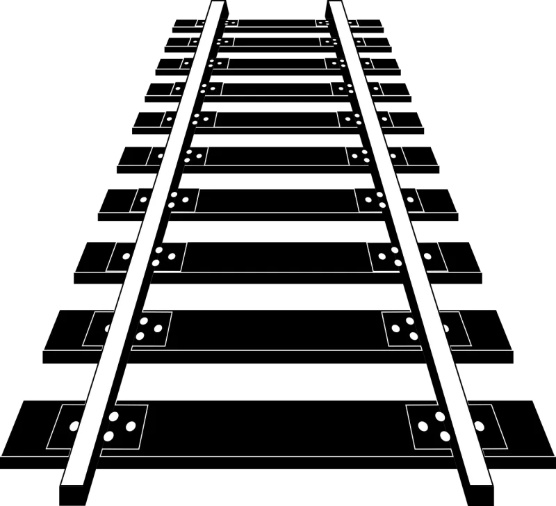 Railroad Track Rail Stickdatei – Kinder