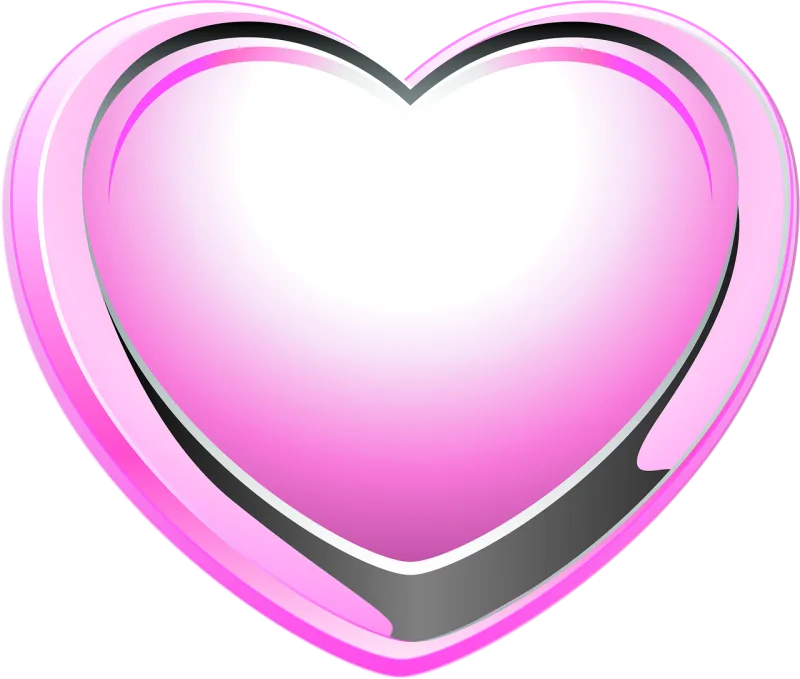 Heart Pink Love Stickdatei – Herzen & Liebe