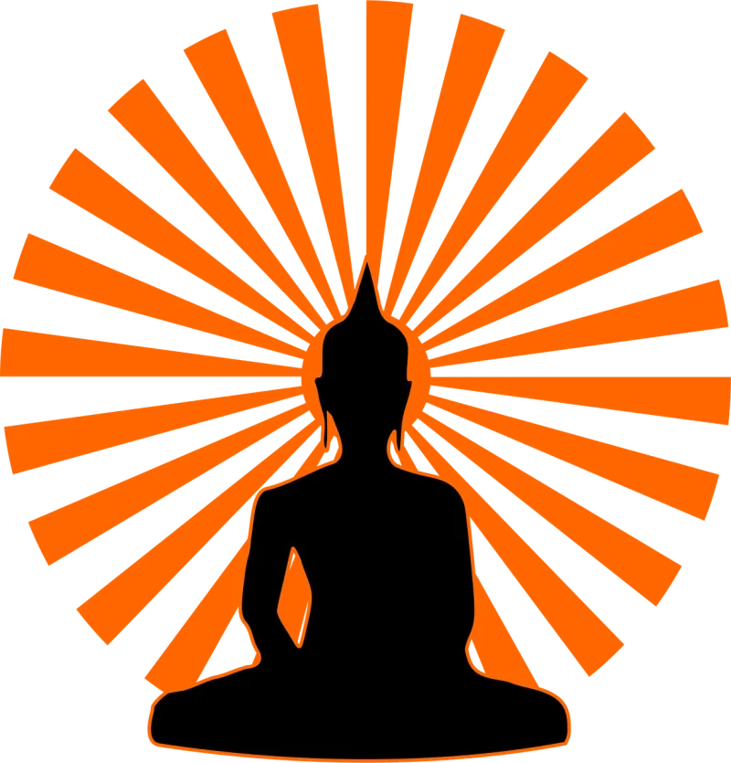 Buddha Buddhism Revolution Stickdatei – Blumen