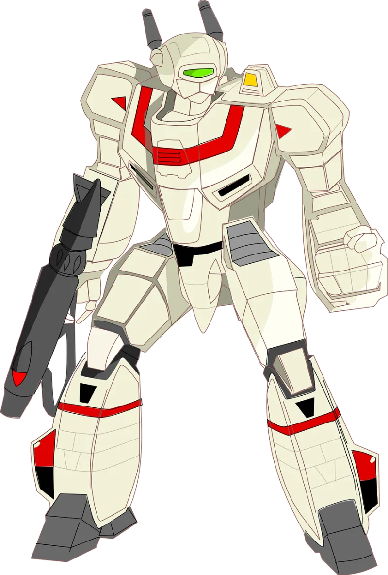 Exoskeleton Japanese Robots Stickdatei – Kinder