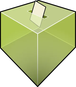 Ballot Election Polling Stickdatei