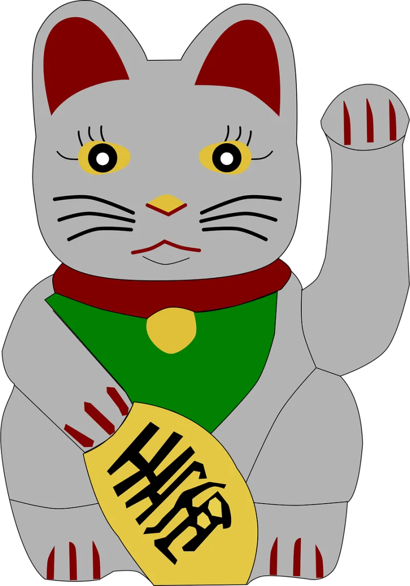 Beckoning Animal Cat Stickdatei – Tiere