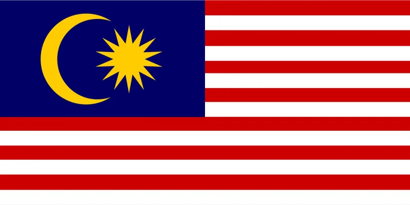 Malaysia Flag Nation Stickdatei – Weihnachten