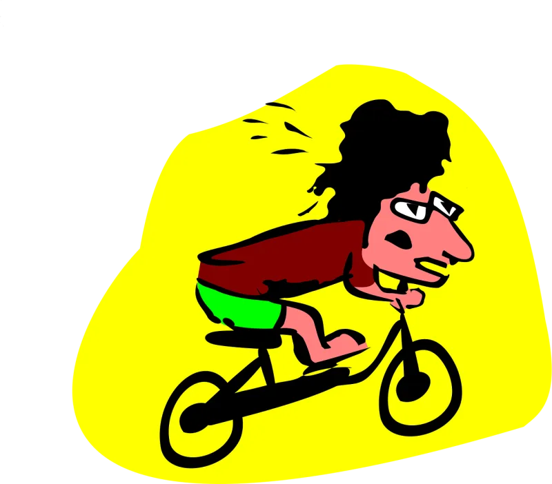 Biker Cycling Cyclist Stickdatei – Sport