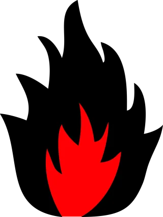 Burning Fire Flame Stickdatei