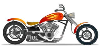 Chopper Automotive Bike Stickdatei