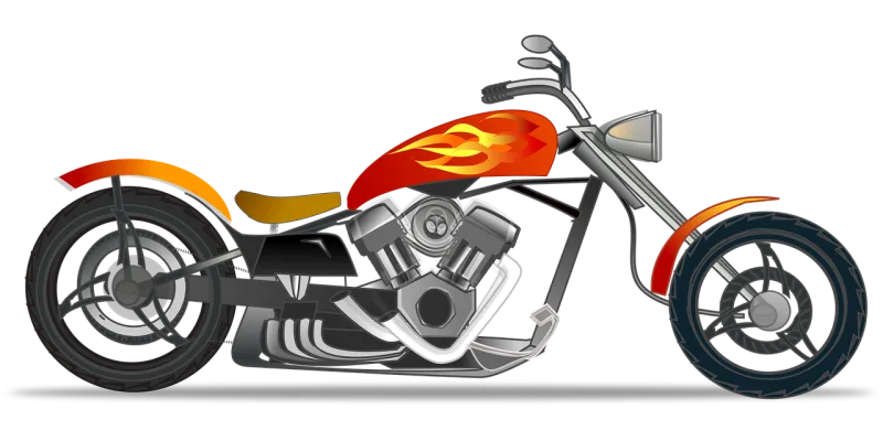 Chopper Automotive Bike Stickdatei – Fahrzeuge
