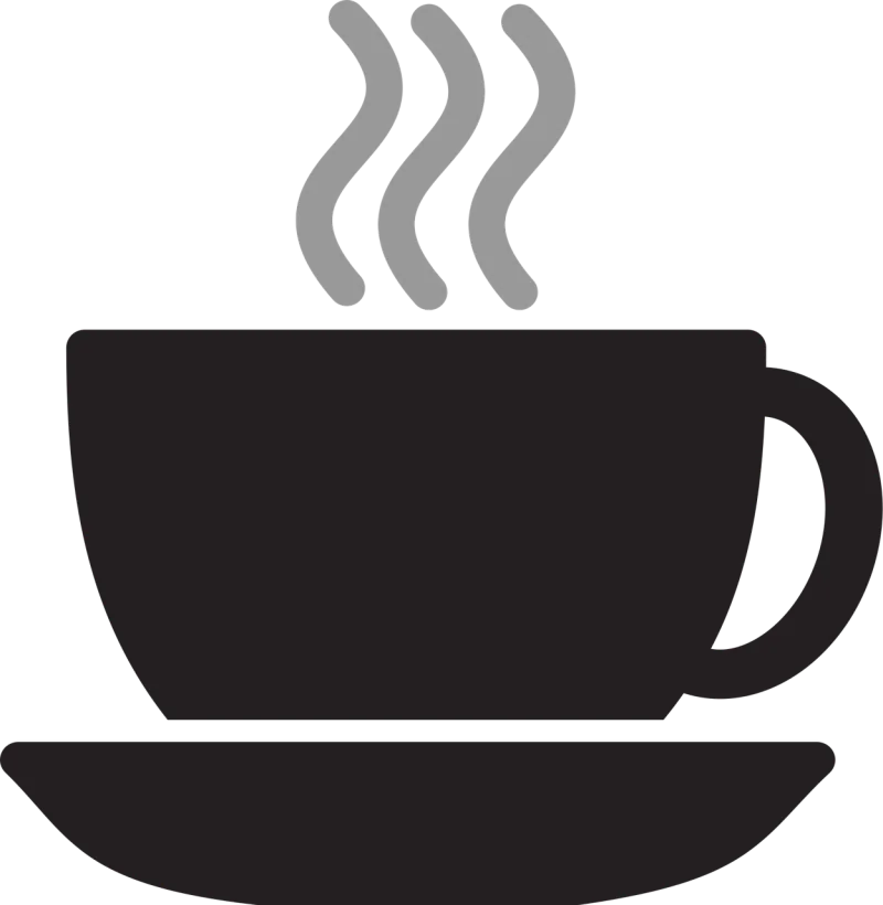 Coffee Cup Silhouette Stickdatei – Essen & Trinken