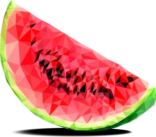 Watermelon Triangles Berry Stickdatei
