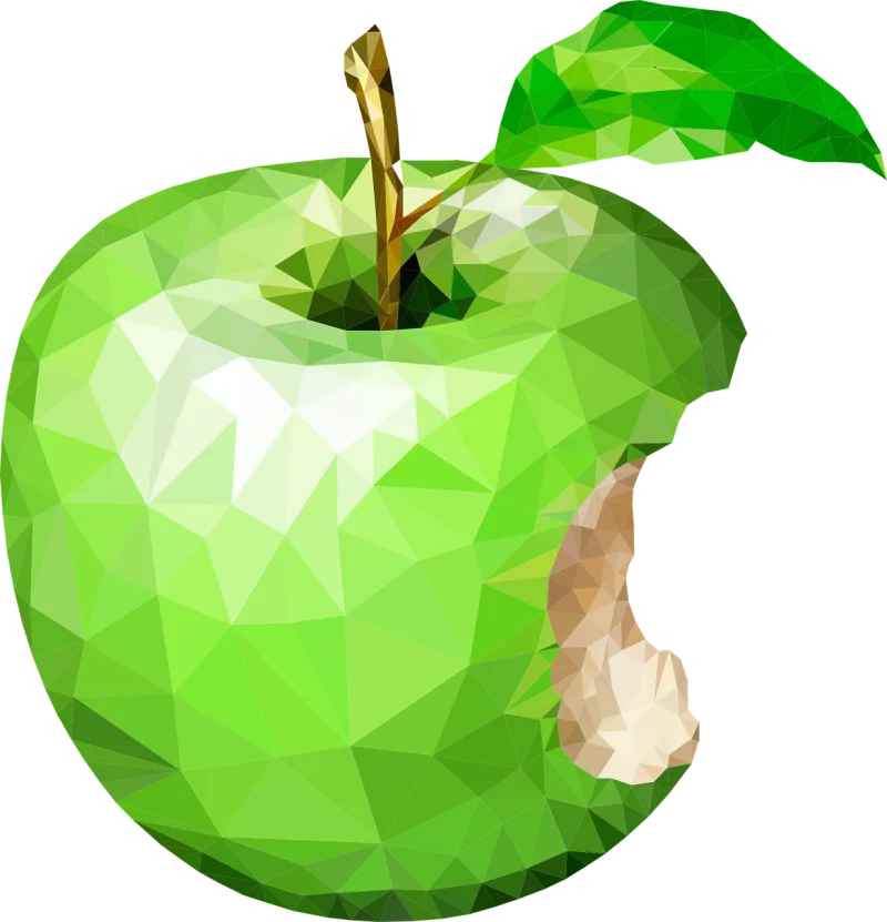 Apple Fruit Green apple Stickdatei – Essen & Trinken