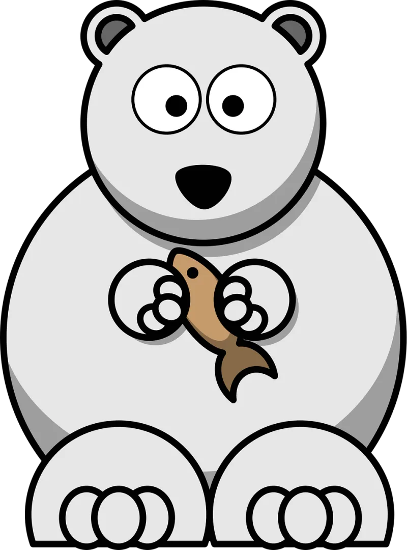 Bear Polar bear Arctic Stickdatei – Tiere