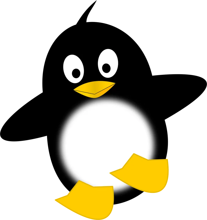 Penguin Tux Funny Stickdatei – Tiere