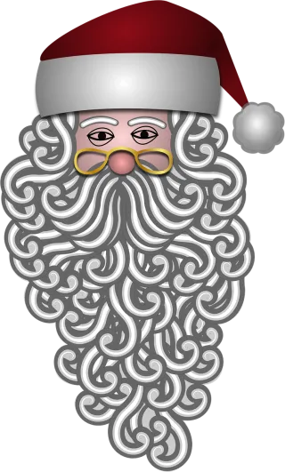 Santa claus Bearded Beard Stickdatei