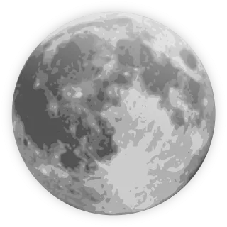Moon Moon shine Cosmic Stickdatei