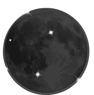 Moon Cosmic Stars Stickdatei – Natur