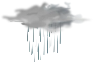 Cloud Nature Rain Stickdatei