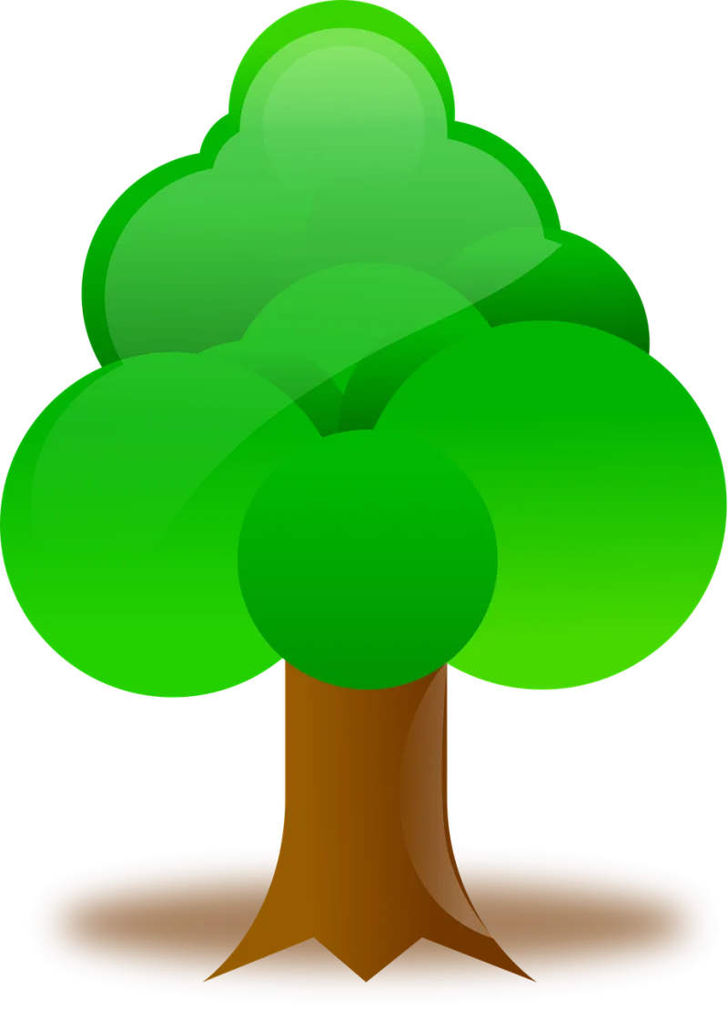 Tree Grenn Nature Stickdatei – Natur
