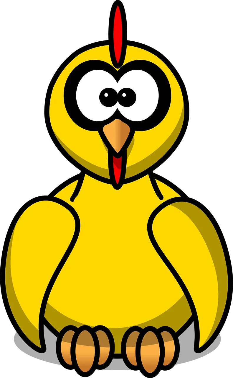 Animal Bird Chicken Stickdatei – Natur