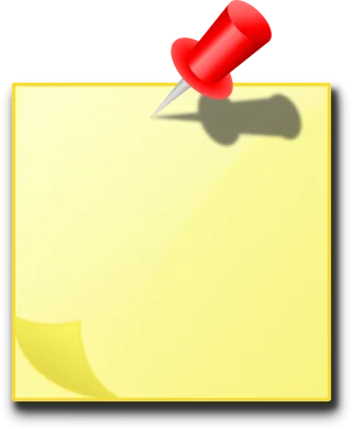 Note Pin Short Stickdatei
