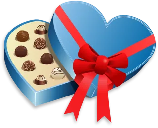 Chocolate Food Valentines Stickdatei