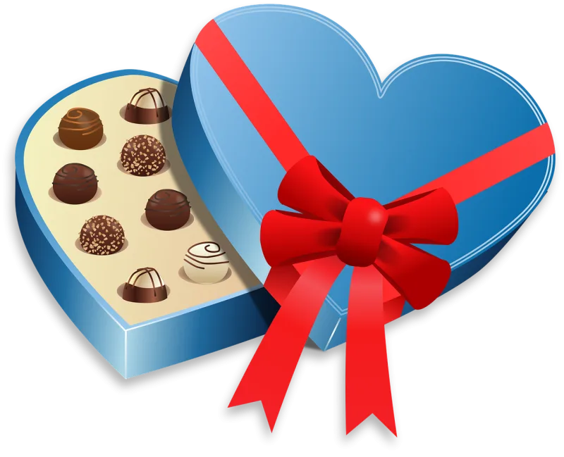 Chocolate Food Valentines Stickdatei – Weihnachten