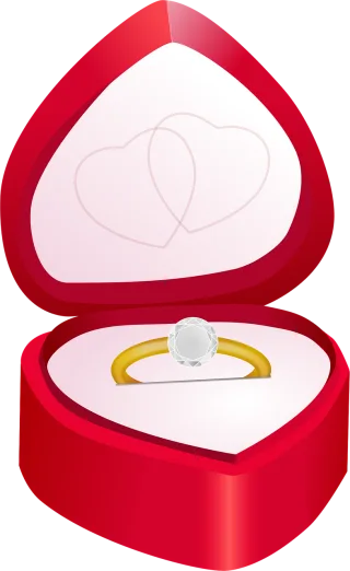 Diamond Engagement Love Stickdatei