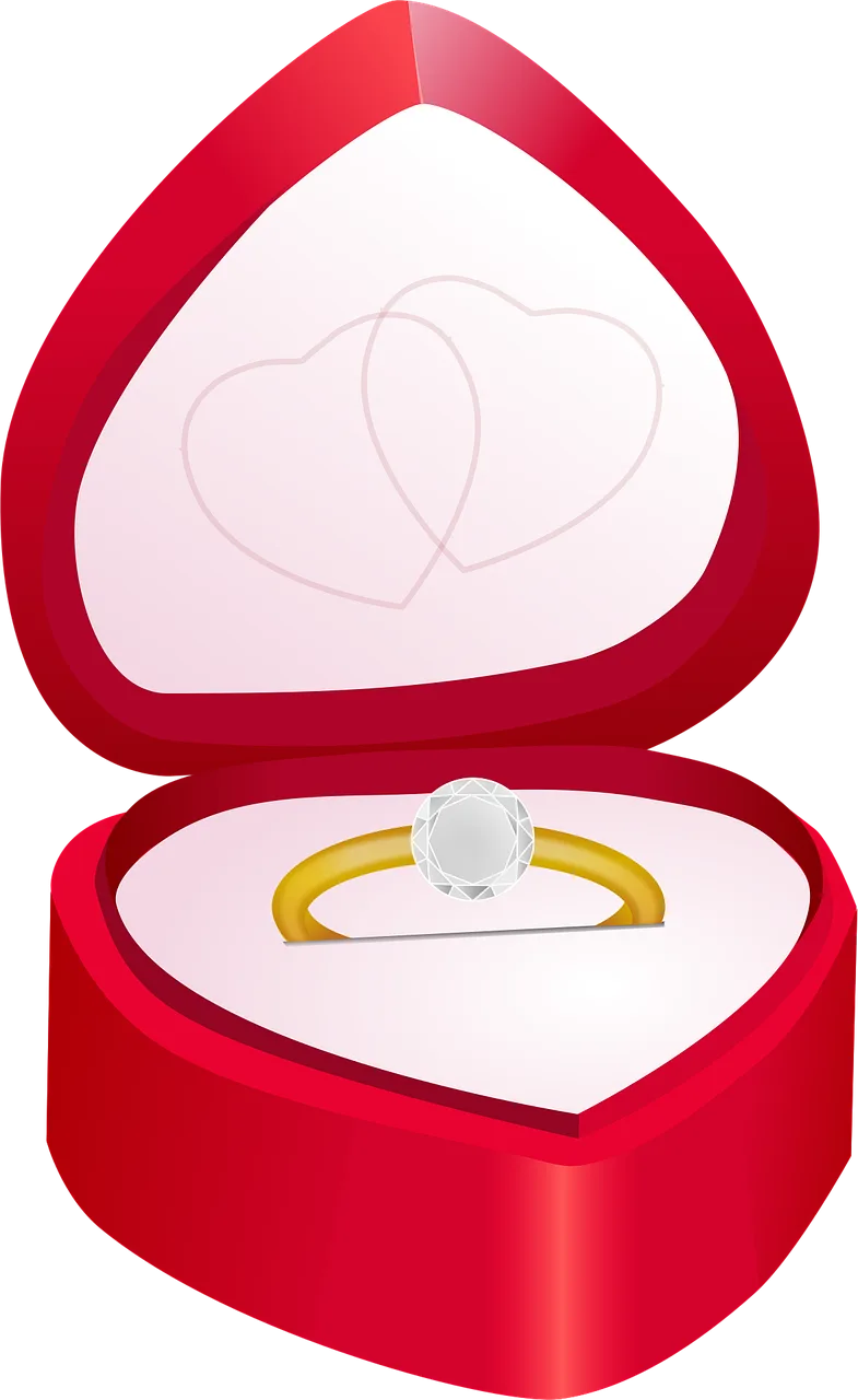 Diamond Engagement Love Stickdatei – Herzen & Liebe