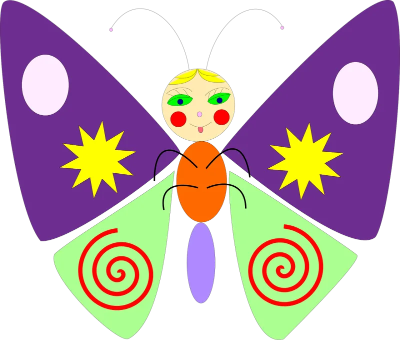 Butterfly Insects Animal Stickdatei – Tiere