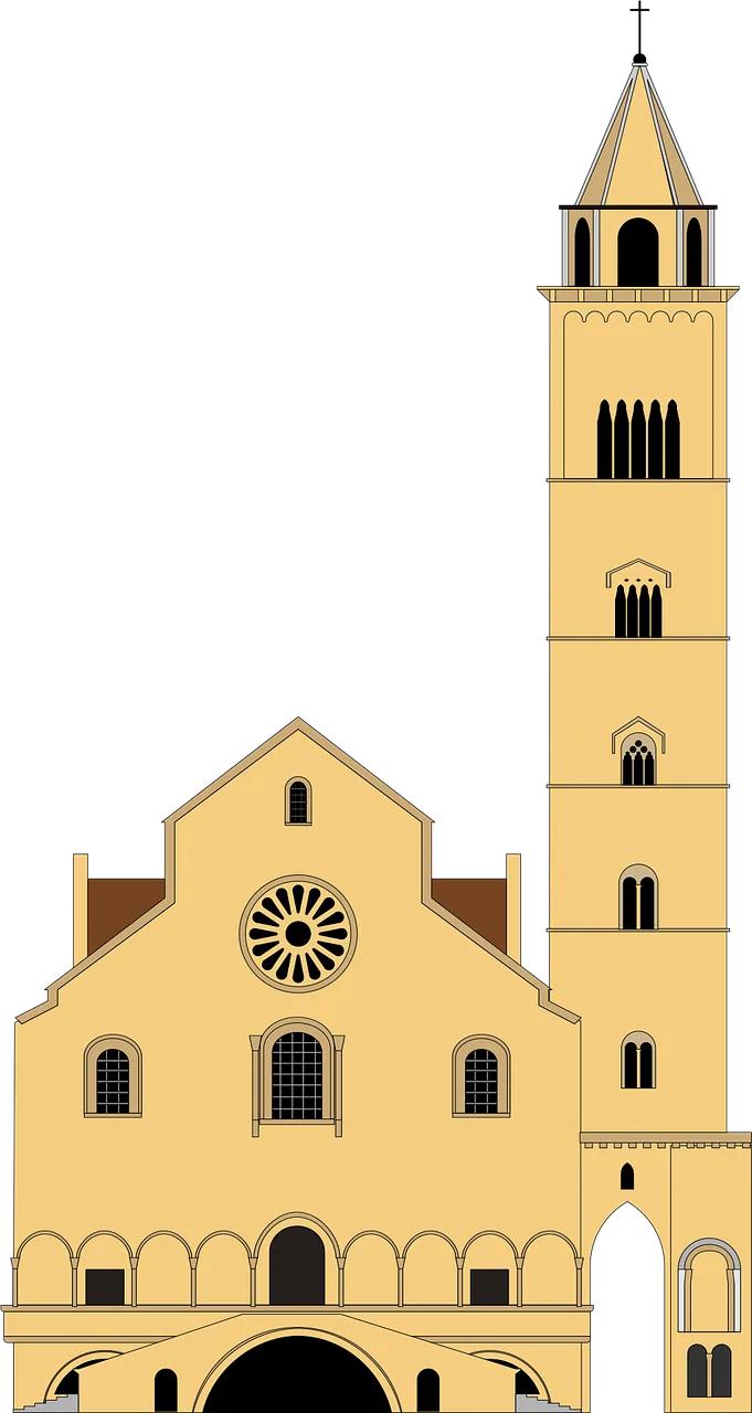 Church Architecture Building Stickdatei – Weihnachten