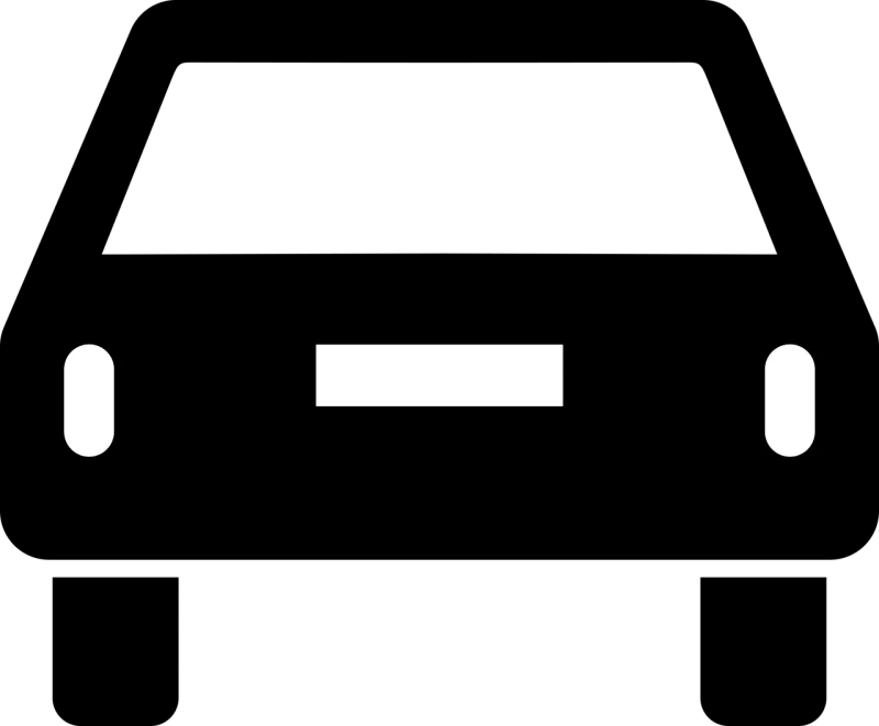 Car Pictogram Rear Stickdatei – Fahrzeuge