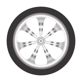Wheel Rim Car Stickdatei