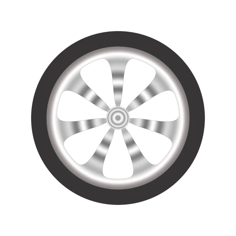 Wheel Rim Car Stickdatei – Fahrzeuge