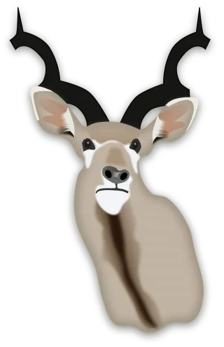 Deer Animal Africa Stickdatei