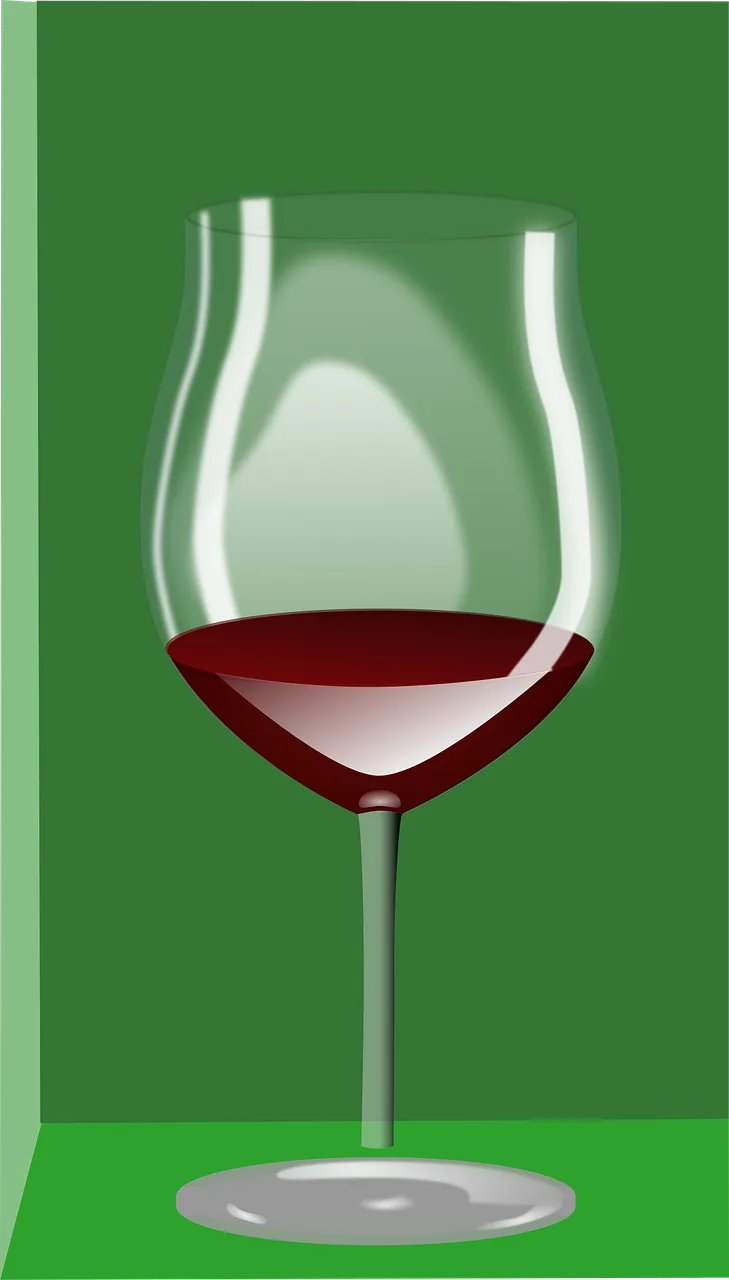 Glass Wine Drink Stickdatei – Essen & Trinken