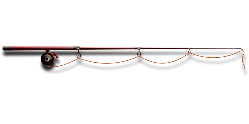 Rod Angling Fishing Stickdatei – Tiere