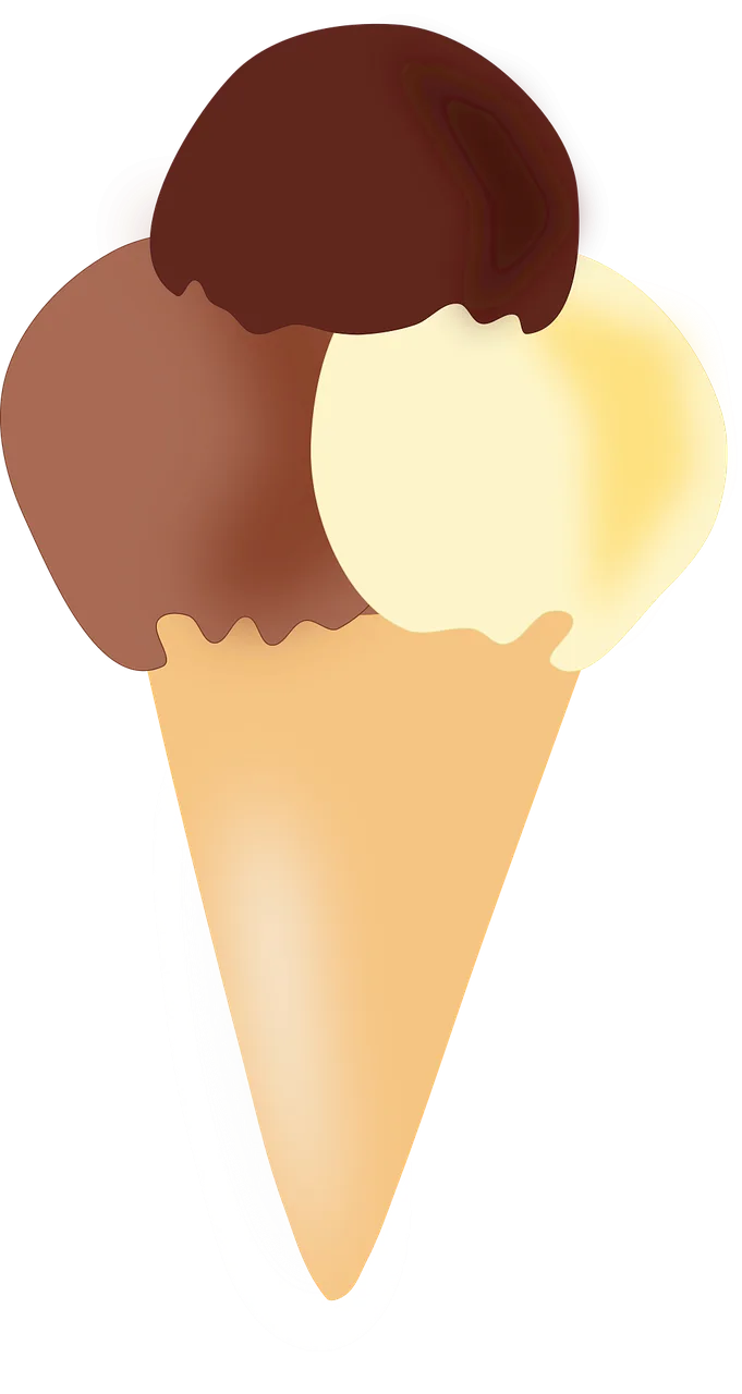 Ice Ice cream Nature Stickdatei – Essen & Trinken