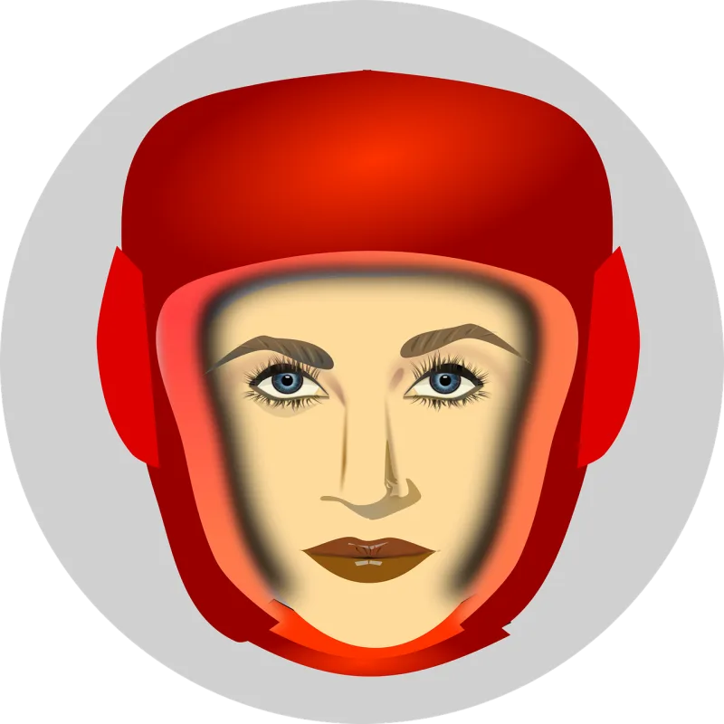 Woman Boxer Fighter Stickdatei – Sport