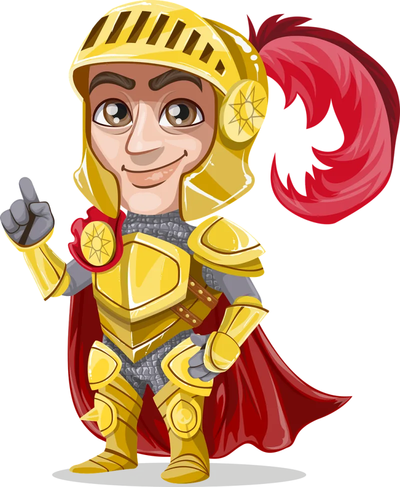 Knight Gold Golden Stickdatei – Natur
