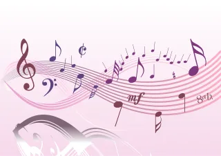 Music Notes Clef Stickdatei