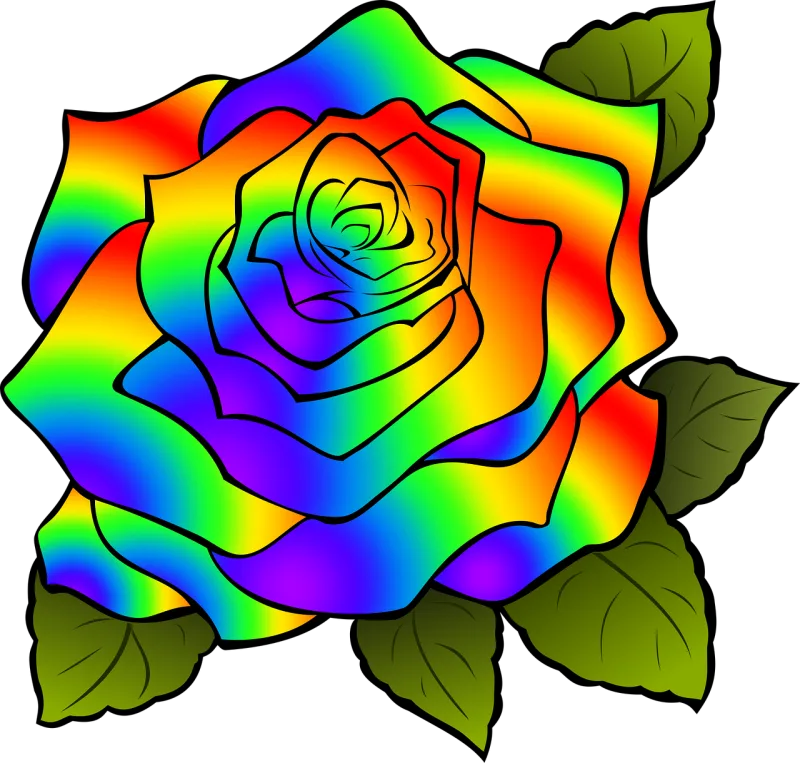 Rose Flower Flower background Stickdatei – Blumen