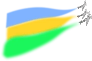 Flag India Planes Stickdatei
